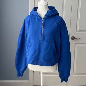 Lululemon Scuba Oversized Half-Zip Hoodie in Cerulean Blue Size M/L